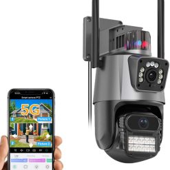 WiFi Outdoor Security Wireless 2X3MP Dual Lens Linkage